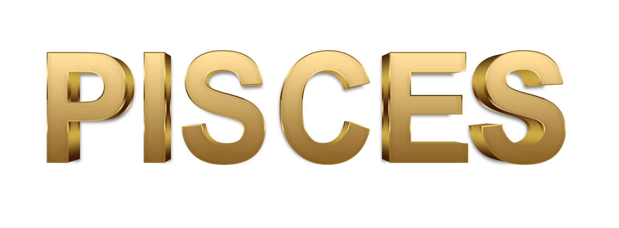Pisces word png, Pisces png, word Pisces gold text typography PNG images free